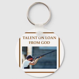 trap shooting key ring