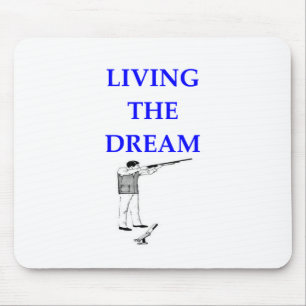 trap shooting mouse mat
