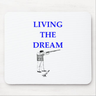 trap shooting mouse mat