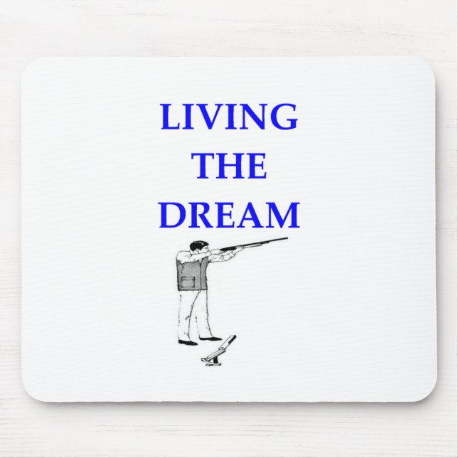 trap shooting mouse mat (Front)