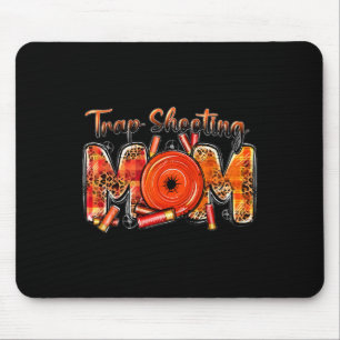 Trap Shooting Mum Western Leopard Mother's Day Hun Mouse Mat
