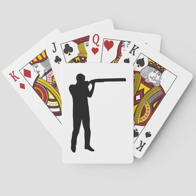 Trap shooting playing cards (Back)