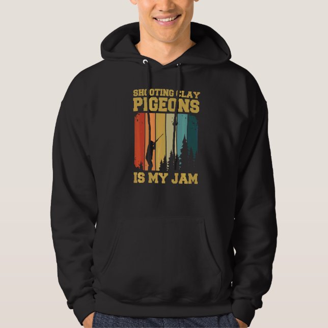 Trap Shooting Quote For A Clay Pigeon Shooter Hoodie (Front)