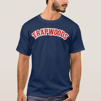 trap woods font retro T-Shirt