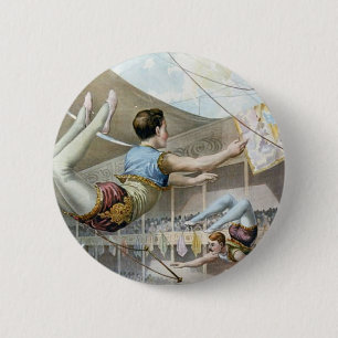 Trapeze Artists 6 Cm Round Badge