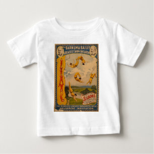 Trapeze artists Barnum & Bailey 1896 Baby T-Shirt