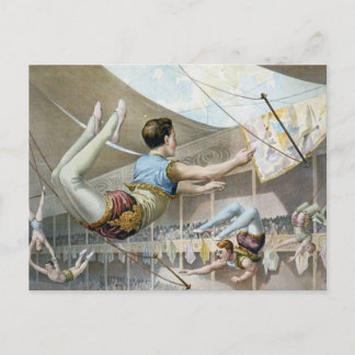 Trapeze Artists  Postcard