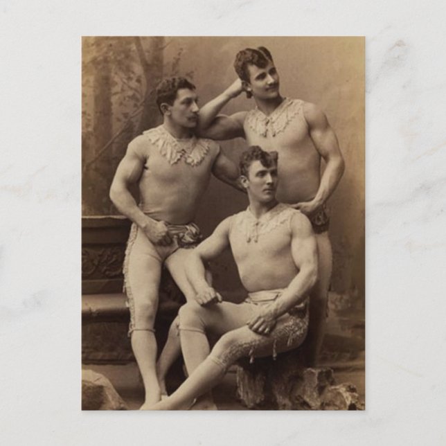 Trapeze Gents Postcard (Front)