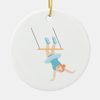 Trapeze Girl Ceramic Tree Decoration