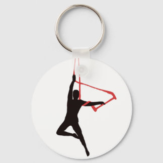 Trapeze Swing Aerialists Key Ring
