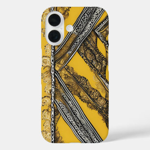 Trapped in Mustard AI art  iPhone 16 Case