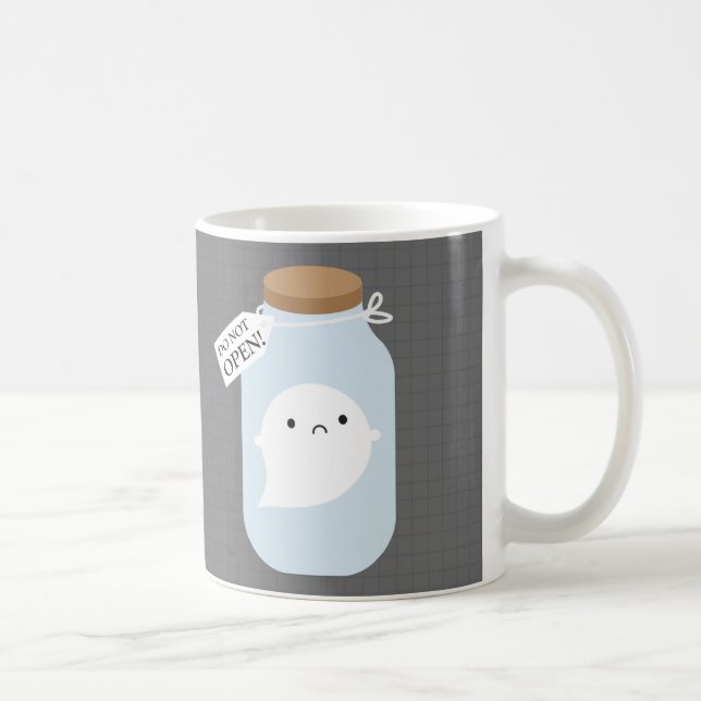 Trapped Little Ghost Coffee Mug (Right)