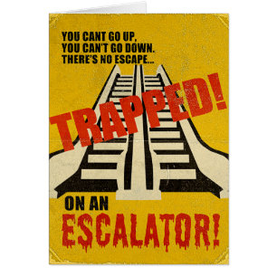 Trapped on an Escalator