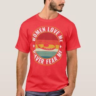 Trapper Funny Beaver Fear Me Trap Hunting T-Shirt