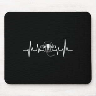 Trapping Heartbeat Trap Hunting Trapper Mouse Mat