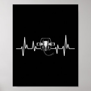 Trapping Heartbeat Trap Hunting Trapper Poster
