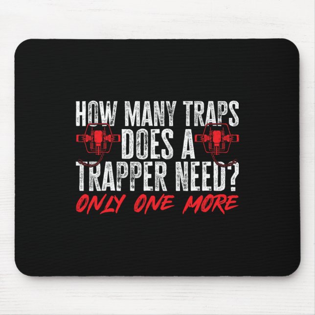 Trapping Trap Hunting Trapper 2  Mouse Mat (Front)