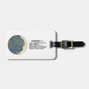 TRAPPIST-1 e Technical Data Luggage Tag