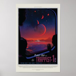 TRAPPIST-1e Exoplanet Poster