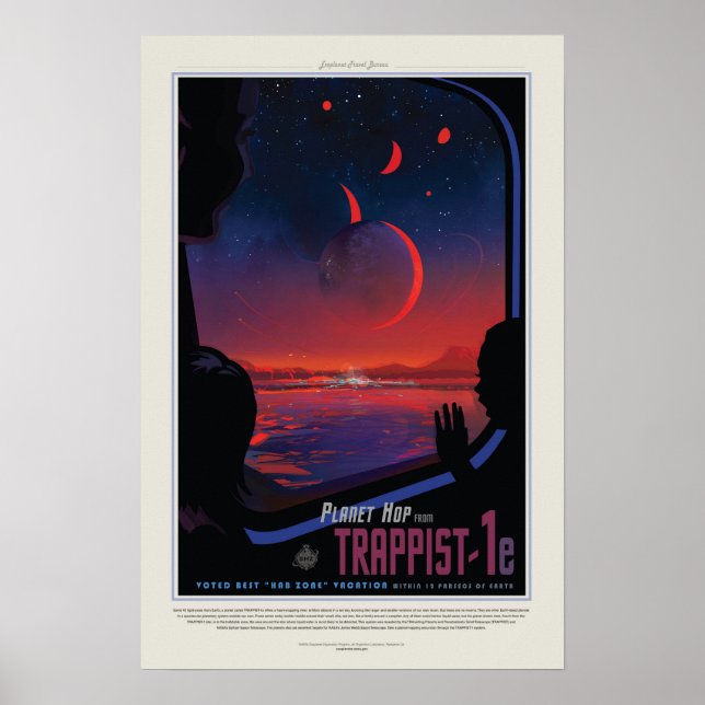 TRAPPIST-1e Poster (Front)