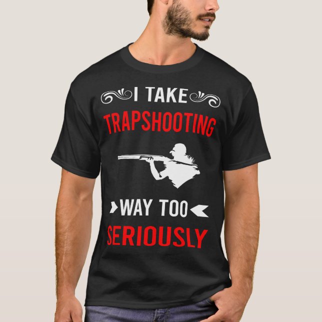 Trapshooting Trap Shooting Clay Target Shooting T-Shirt (Front)