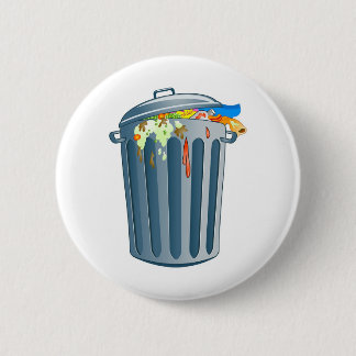 Trash 6 Cm Round Badge