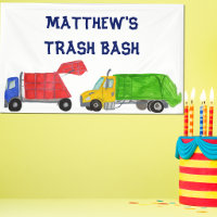 Trash Bash Garbage Trucks Boys Birthday Party