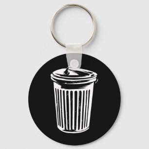 Trash Can Halloween Costume Garge Can Trashcan Cos Key Ring