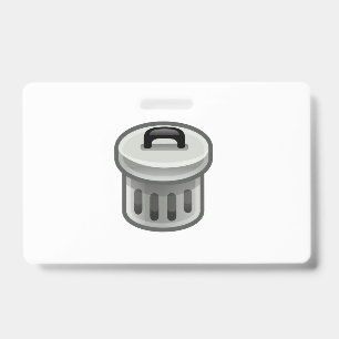 Trash Can ID Badge