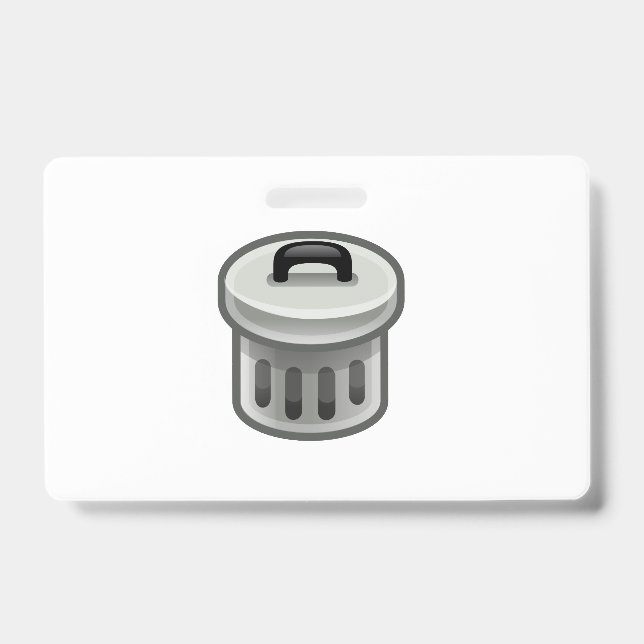 Trash Can ID Badge (Front)