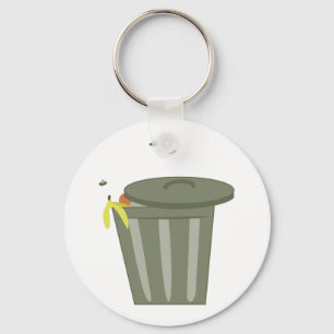 Trash Can Key Ring