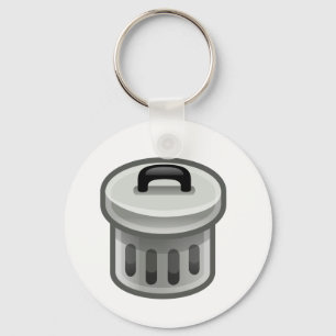 Trash Can Key Ring