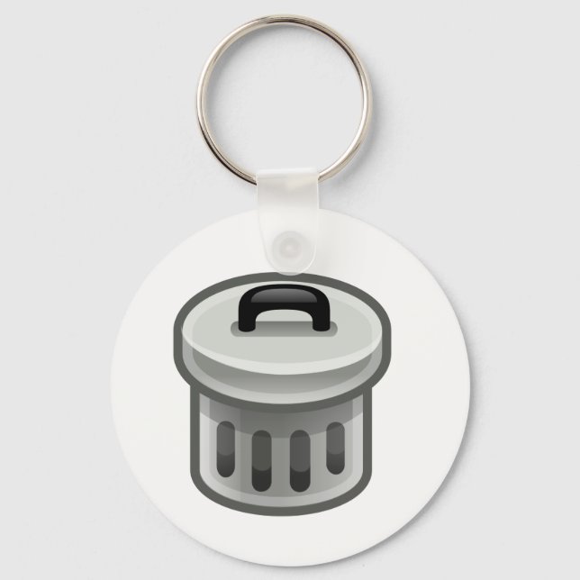 Trash Can Key Ring (Front)