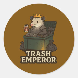 Trash Emperor – Funny Possum Sticker