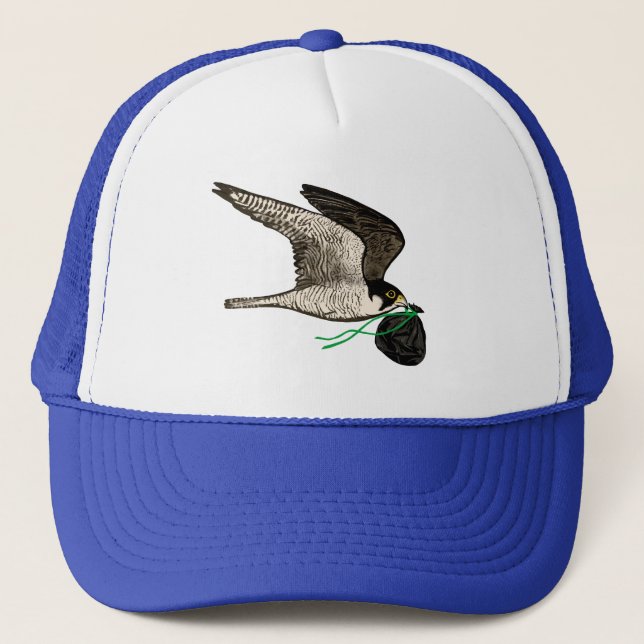  Trash Falcons Official Trucker Hat - Light Blue (Front)