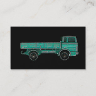 Trash garbage hauliers furniture movers transport business card