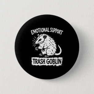 Trash Goblin Ssum Emotional Suprt Funny Meme  6 Cm Round Badge