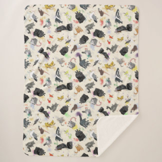 Trash Panda and Friends Sherpa Blanket