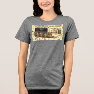 Trash Panda Coffee Drive-thru T-shirt Racoon Co Tri-Blend Shirt