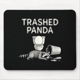 Trash Panda Drunk Racoon Funny Racoon Animal Lover Mouse Mat