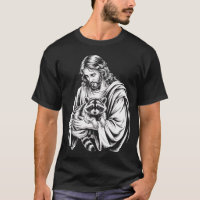 Trash Panda Jesus Raccoon Trashed Racoon Animal Ra
