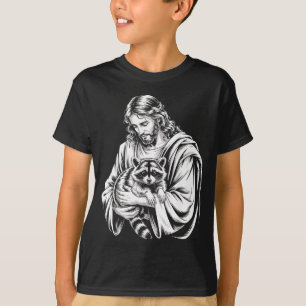 Trash Panda Jesus Raccoon Trashed Racoon Animal Ra T-Shirt