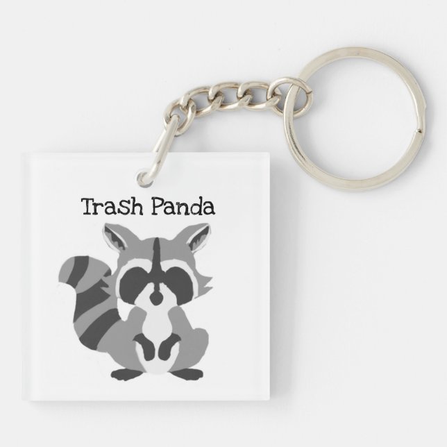 Trash Panda Key Ring (Back)