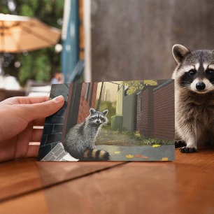Trash Panda Makes A Decision Postcard