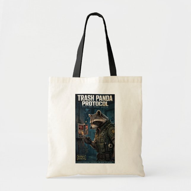 Trash Panda Protocol Tote Bag (Front)