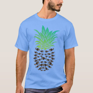 Trash Panda Racoon Tropical Pineapple T-Shirt