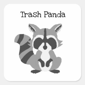 Trash Panda Square Sticker