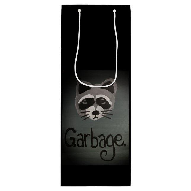 Trash Panda wine gift bag (Front)