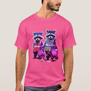 Trash Pandas: Neon tinted Dynamic Duo T-Shirt