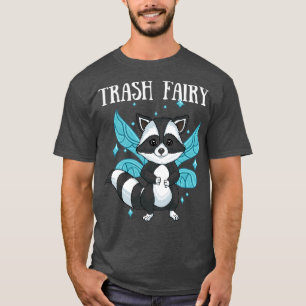 Trash Racoon Fairy Dust Stars Magical Trash Panda T-Shirt